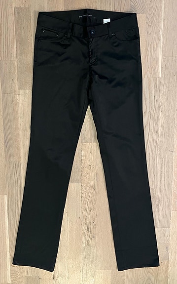 Zara satiiniset housut long koko 36/38 S musta