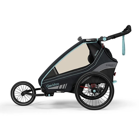QERIDOO Kidgoo 1 Sport Pyörän Peräkärry 1 Lapselle, 2 Eri väriä -  Sininen