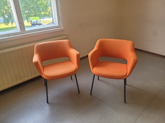1970s Oranssi Martela Kilta yleistuoli by Olli Mannermaa