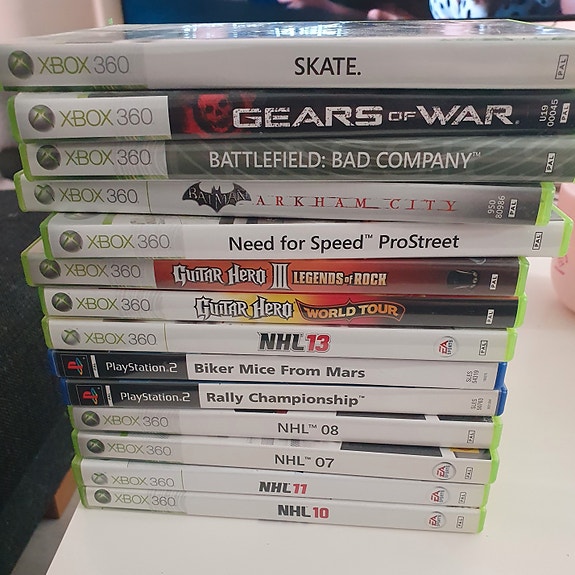 Xbox 360 pelejä