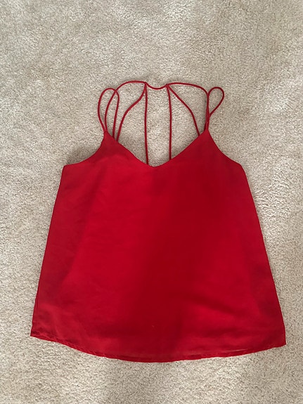 Vero Moda punainen toppi / juhlatoppi / kesätoppi, koko XS