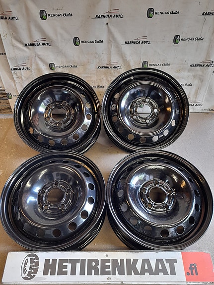 5x118 6.0xR16 kr.71.1 Pakettiauto Peltivanteet