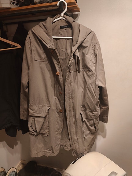 POUR hupullinen miesten takki