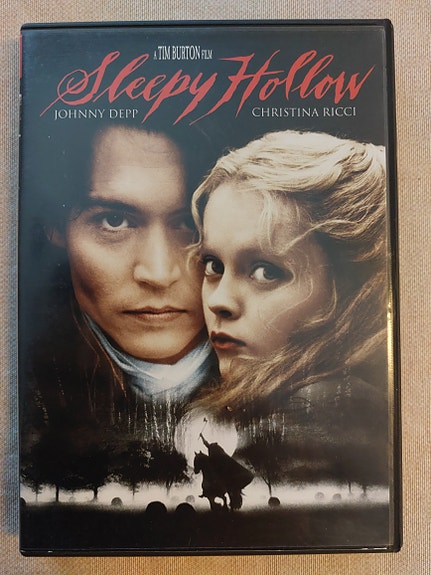 Johnny Depp Sleepy Hollow -dvd-leffa, Imatra/posti