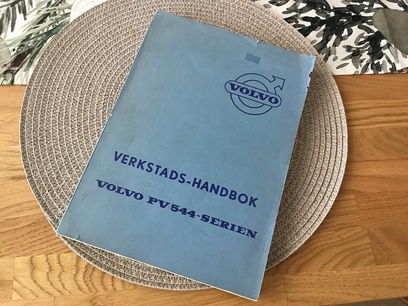 Volvo huoltokäsikirja / verkstads-handbok Volvo PV 544 serien