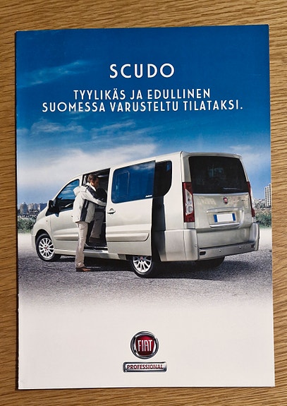 Fiat Scudo tilataksi -esite 2004