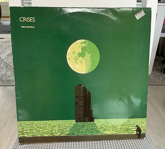 Mike Oldfield Crises vinyl, suomipainos