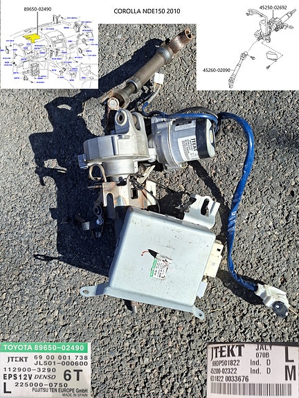 Toyota sähköinen ohjaustehostin + ECU