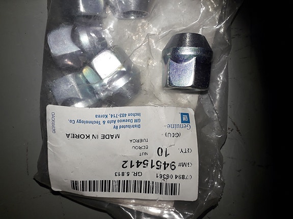 Pyöränmutteri Chevrolet Matiz / Spark