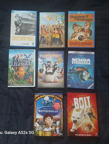 Lasten DVD -elokuvat