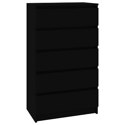 vidaXL Laatikosto musta 60x36x103 cm tekninen puu(sku823017