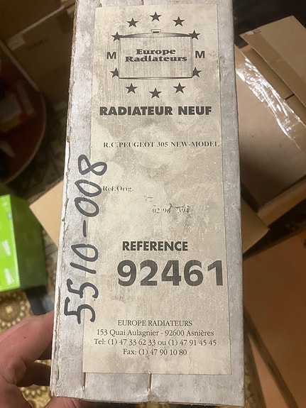 Peugeot 305 Lämmityslaitteen Kenno 9/83-88