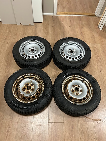 5x112 15” peltivanteet hyvillä nastarenkailla