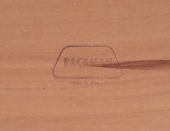 Backman tiikkinen tarjotin teak tarjotin