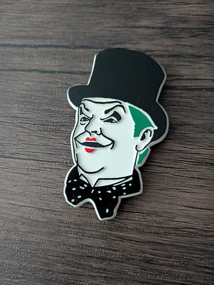 Harvinainen 1989 Batman-elokuvan Jokeri - jääkaappimagneetti