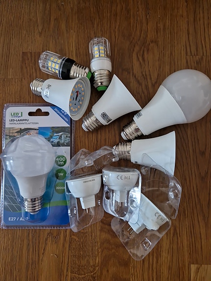 12v E27 LED-polttimoita
