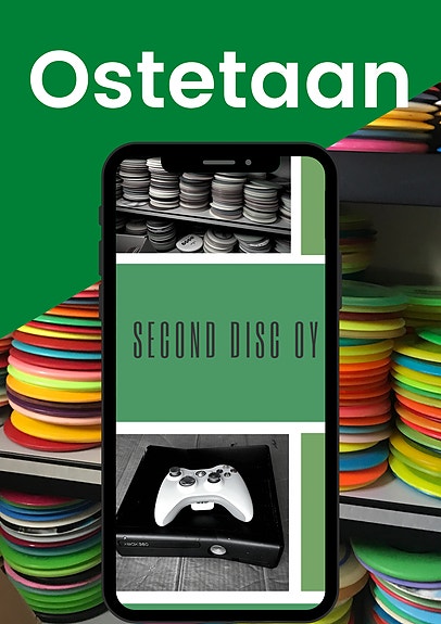 Pelikonsolit ja frisbeegolfkiekot