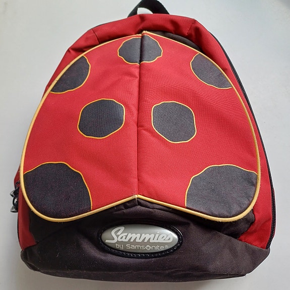 Ihana Samsonite - reppu, leppäkerttu, hyväkunt.