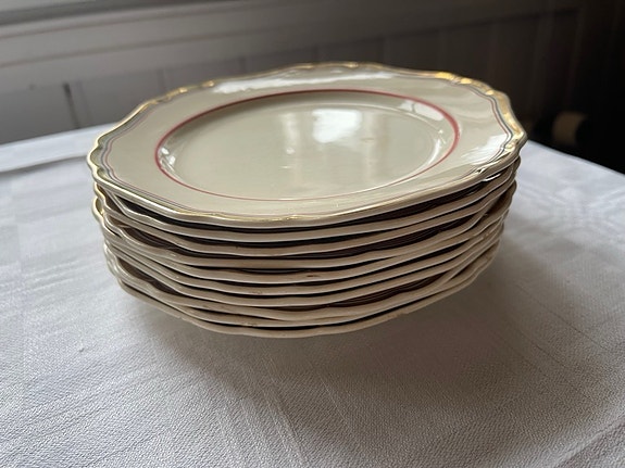 Vanhat arabian lautaset - 17cm - 10kpl