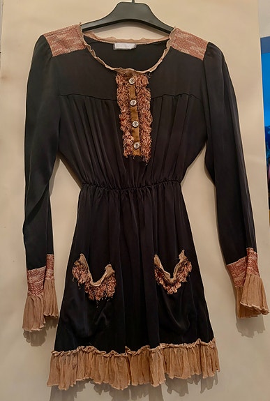Valerie silkkimekko / -tunika koko 36, 100 % silkkiä
