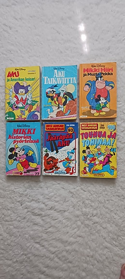 Aku Ankka taskukirjat, v. 1983-89