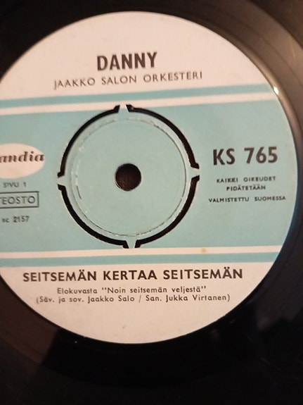 Danny-Tukholma/Seitsemän kertaa Seitsemän Vinyyli single