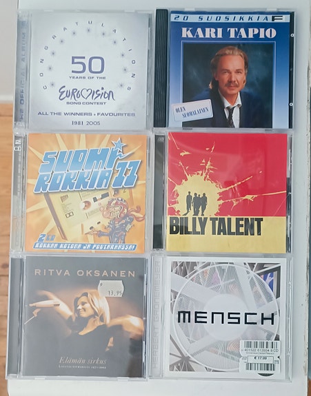 CD Levyt Kari Tapio, Suomirokkia, Tapio Rautavaara ym