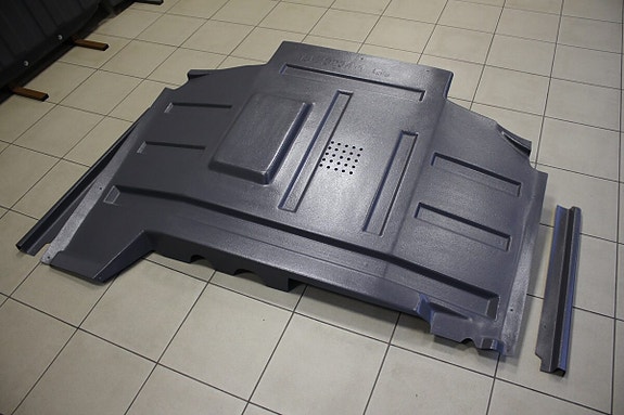 Uusi pohjapanssari Volkswagen Caravelle ( T5 ) (2009 - 2015) restyle (3 parts)