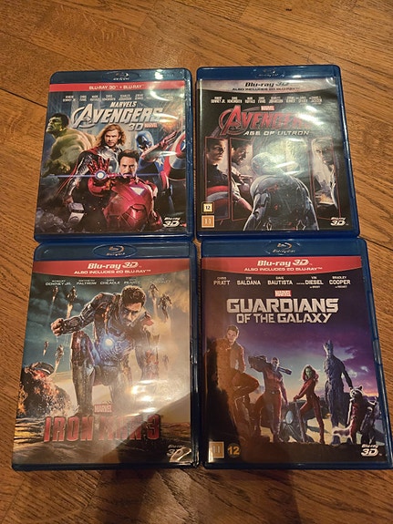 Marvels 4 leffaa 3D Blu-ray