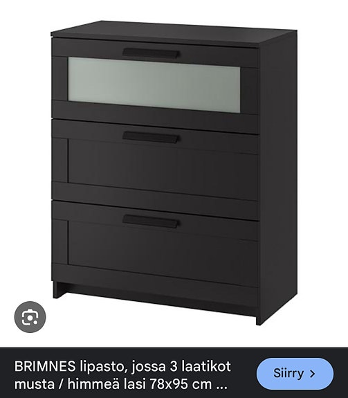 Ikean Brimnes- lipasto