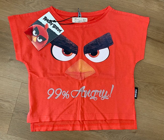Angry Birds T-paita 110cm