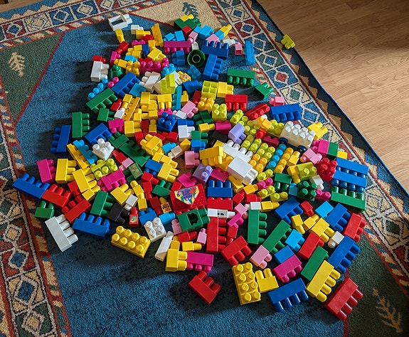 Mega Bloks Palikat - 245 kpl