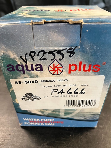 Vesipumppu Volvo Ford Renault