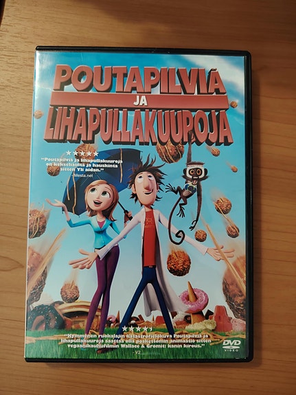 Sony Pictures Poutapilviä ja lihapullakuuroja DVD Animaatio