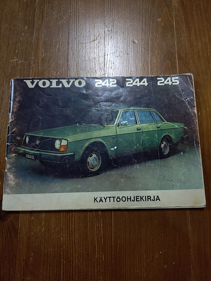 Volvo 242, 244, 245 käyttöohjekirja