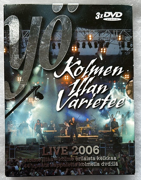 Yö - Kolmen illan varietee 3xDVD