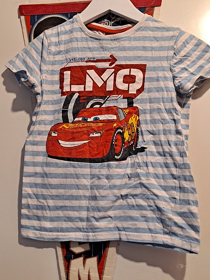 Disney Cars T-paita Sininen Koko 110 Pojat