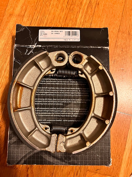 80-90vm hondan Jarrukengät