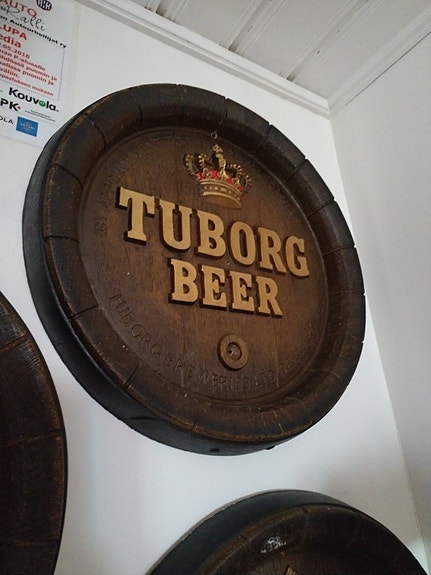 Tuborg olut tynnyri pääty