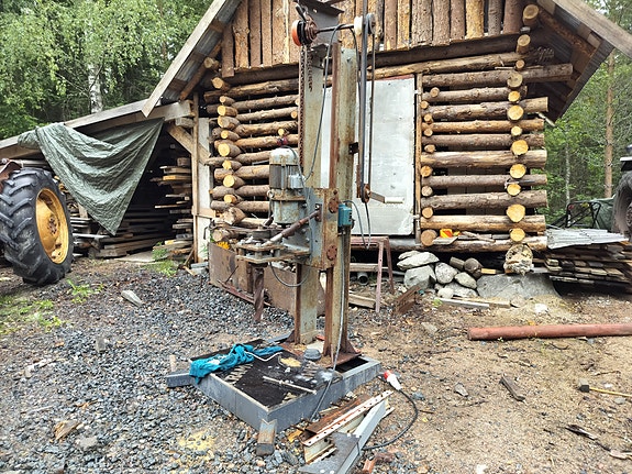 Pylväsporakone