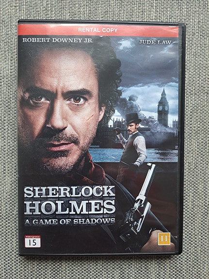 Sherlock Holmes: A Game of Shadows dvd