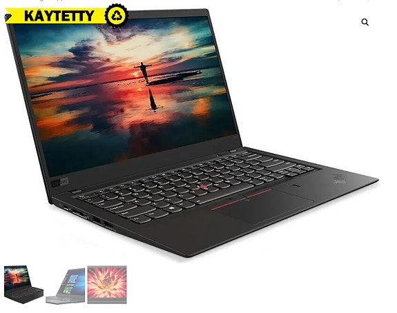 Lenovo ThinkPad X1 Carbon G6 14″ kannettava tietokone, i7-8550U/16GB DDR4/512GB