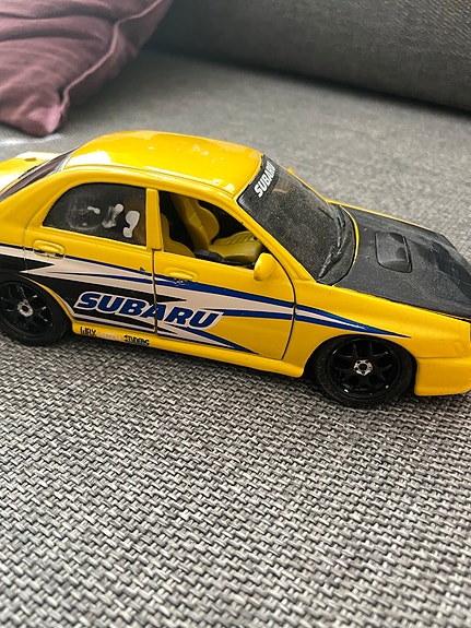 Subaru Impreza WRX -malli 2002 leluauto 1:24.
