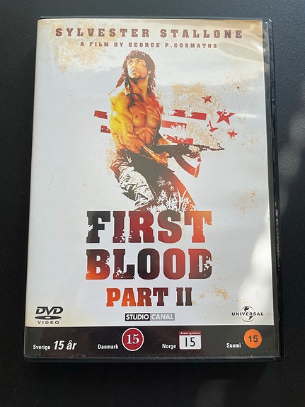First Blood Part II DVD – Sylvester Stallone