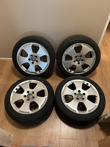 Audi 17” aluvanteet kesärenkailla