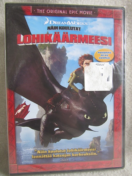 Näin koulutat lohikäärmeesi dvd uusi