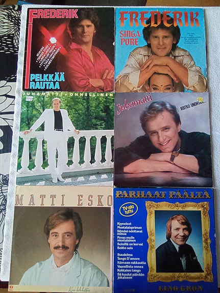 Frederik,JuhaMatti,Matti Esko,Eino Grönin Vinyyli LP:t