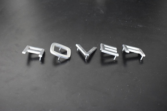 Rover metallikirjaimet. 1960-lukua?