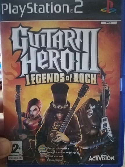 Guitar Hero III Legends of Rock Playstation 2 -peli