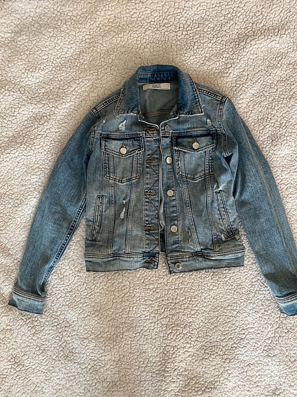 Farkkutakki, takki, farkku, denim, Zara, XS tai 34, hyvä
